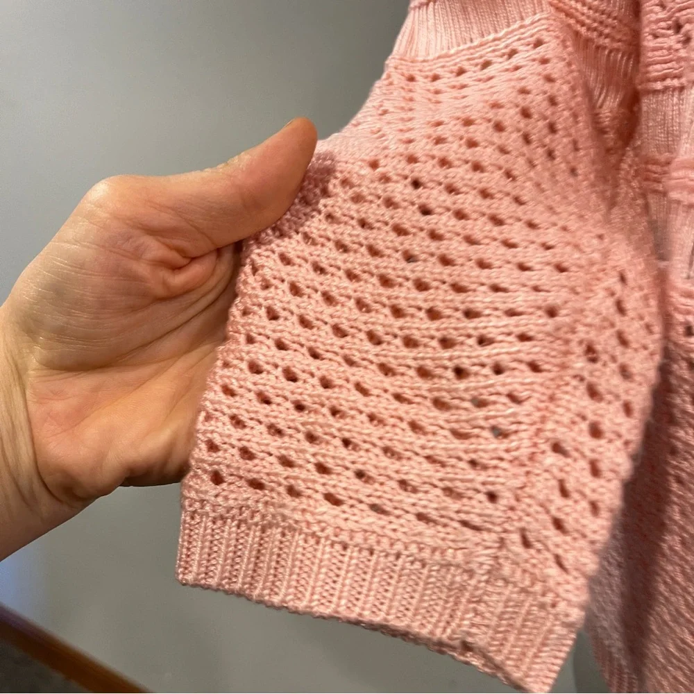 Jack‎ Pink Knit Sweater size large